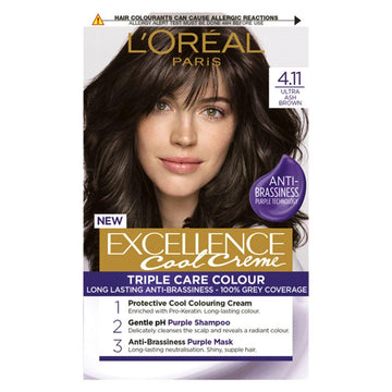 Paris Excellence Cool Crème 4.11 Ultra Ash Brown Gb